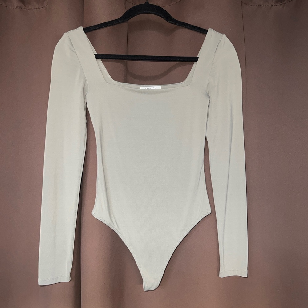 Babaton Contour Squareneck Long Sleeve Bodysuit